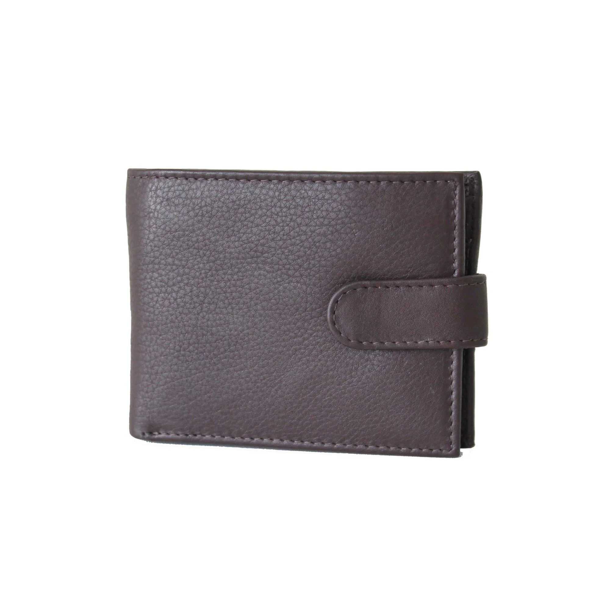 Tosca Men's Full grain RFID protected Wallet CH016-Brown - Image 4