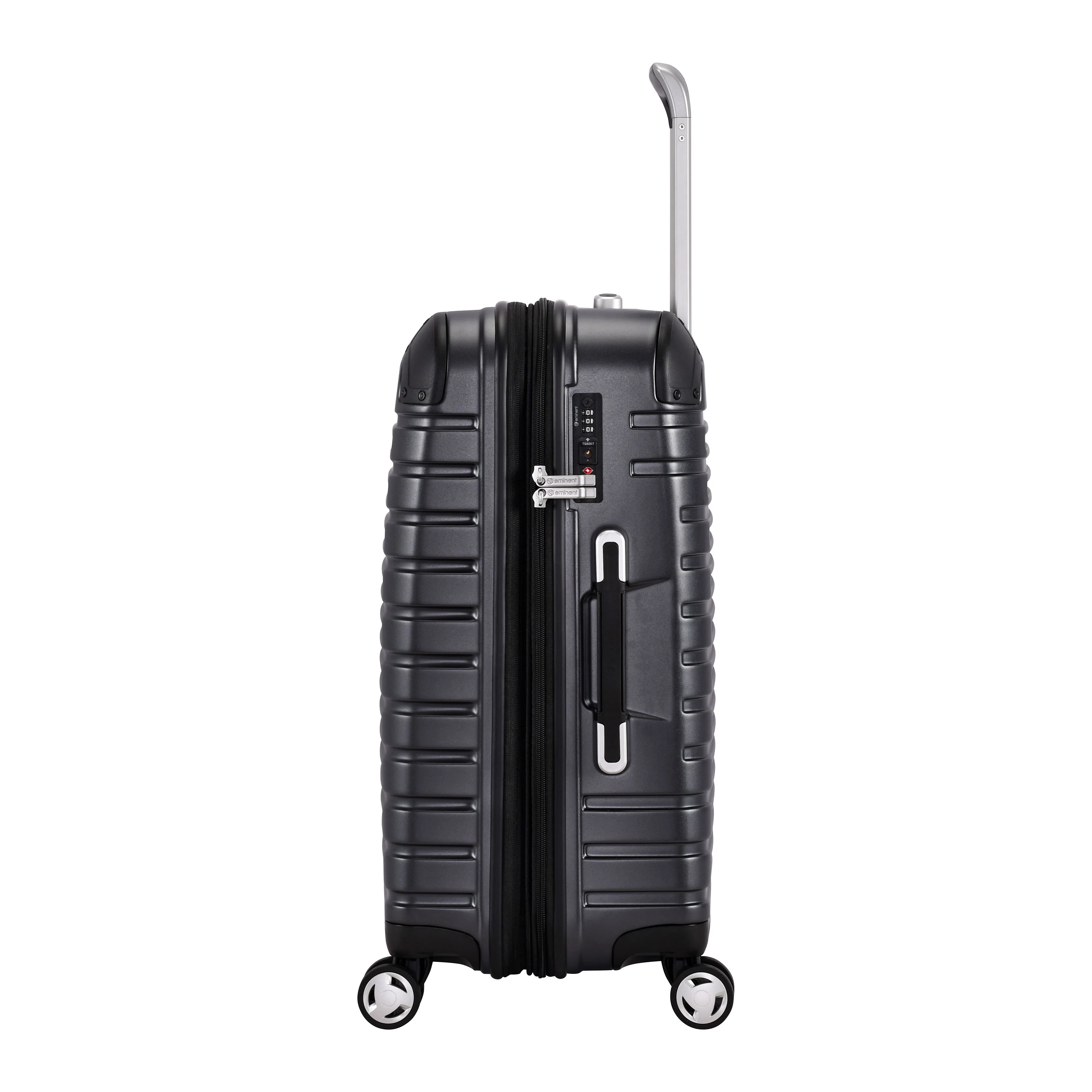 Eminent Fortress Collection 65cm premium hard side Makrolon polycarbonate trolley luggage KG87-B Black - Image 3