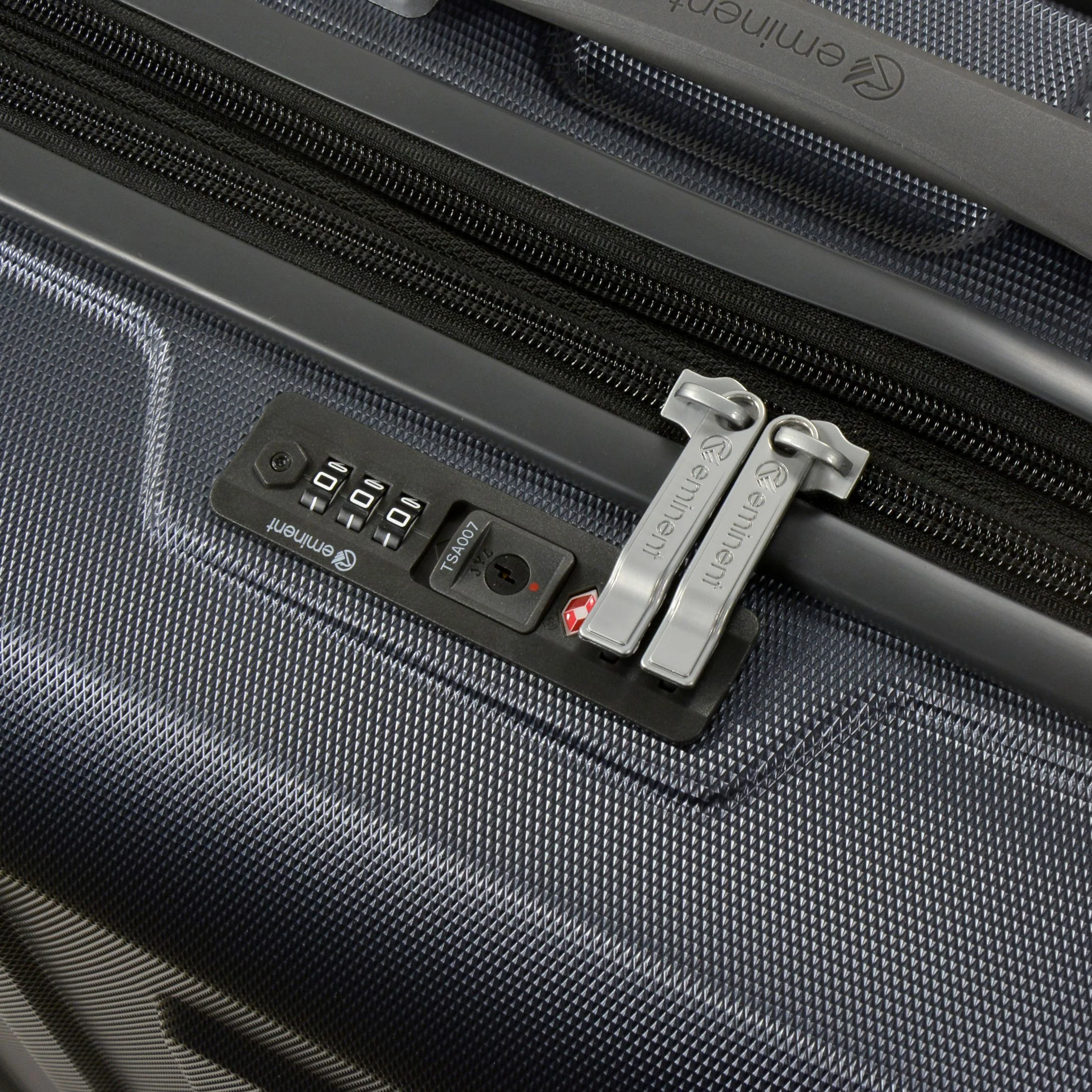 Eminent KC28 Collection 65cm-H Luxury premium range Makrolon Polycarbonate trolley case KC28B Carbon Grey - Image 4