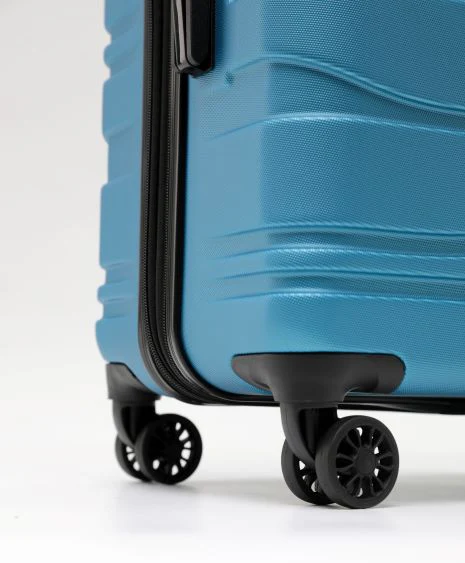 New Zealand Luggage Franz Josef Collection hard side ABS Trolley luggage set 77cm/67cm SS604-Lake Blue - Image 5