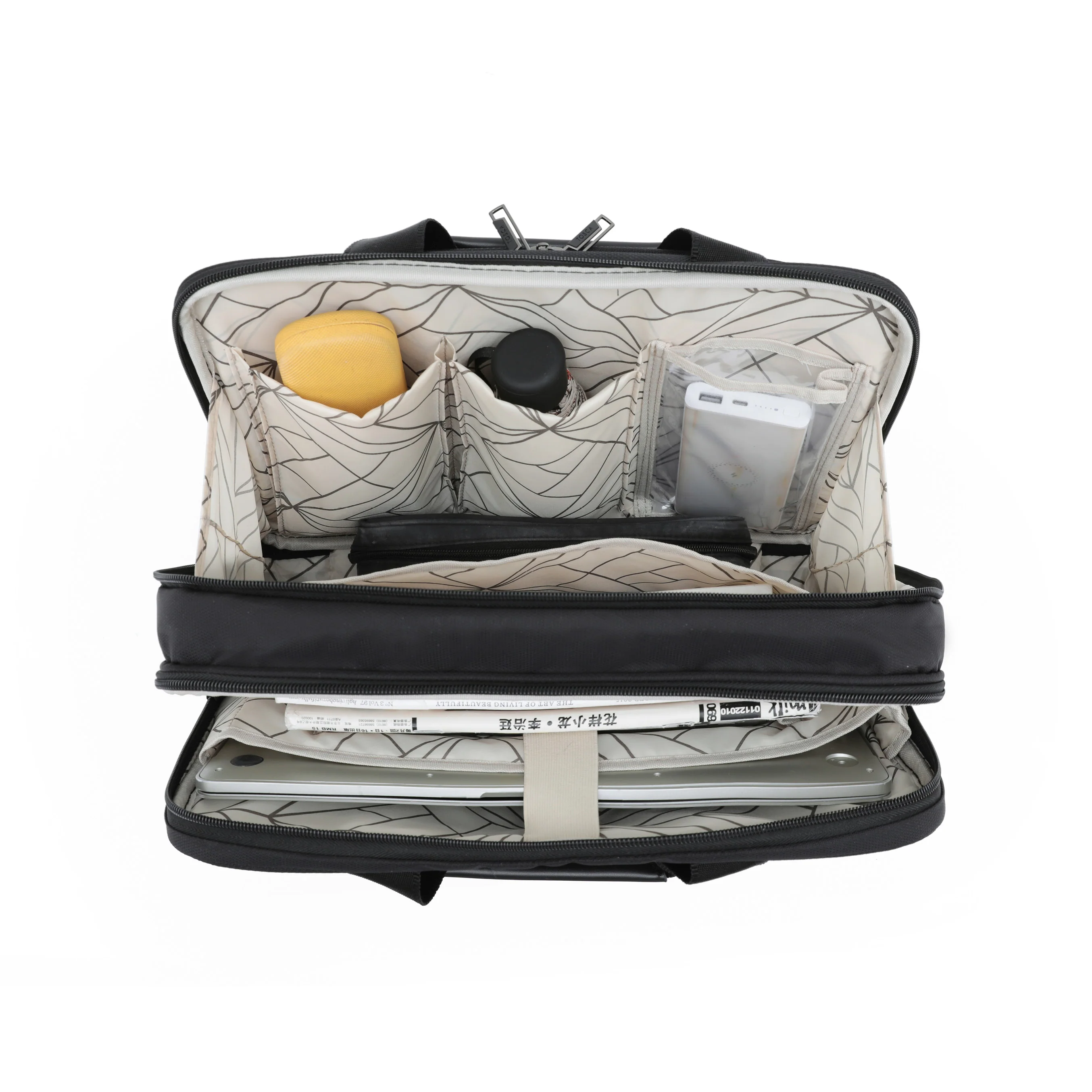 Tosca Laptop business carry on satchel in Black Oakmont Collection TCA605-Black - Image 3