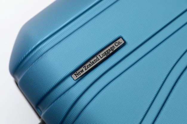 New Zealand Luggage Co - Checked 67cm Lake Blue - Franz Josef Medium Trolley Case SS604B - Image 4