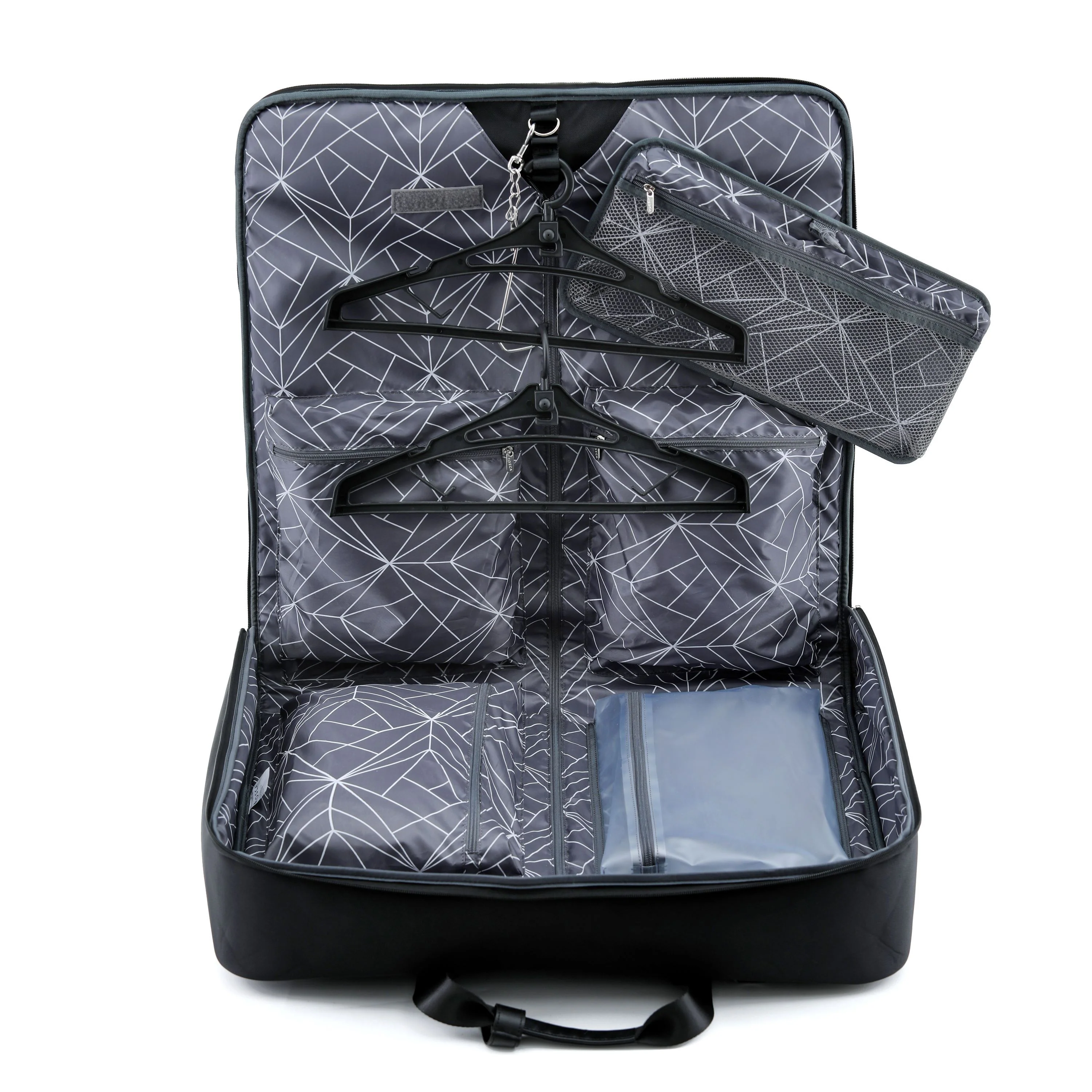 TCA264 Black Tosca Luxury Garment Trolley Luggage-Ballistic Nylon Material - Image 4