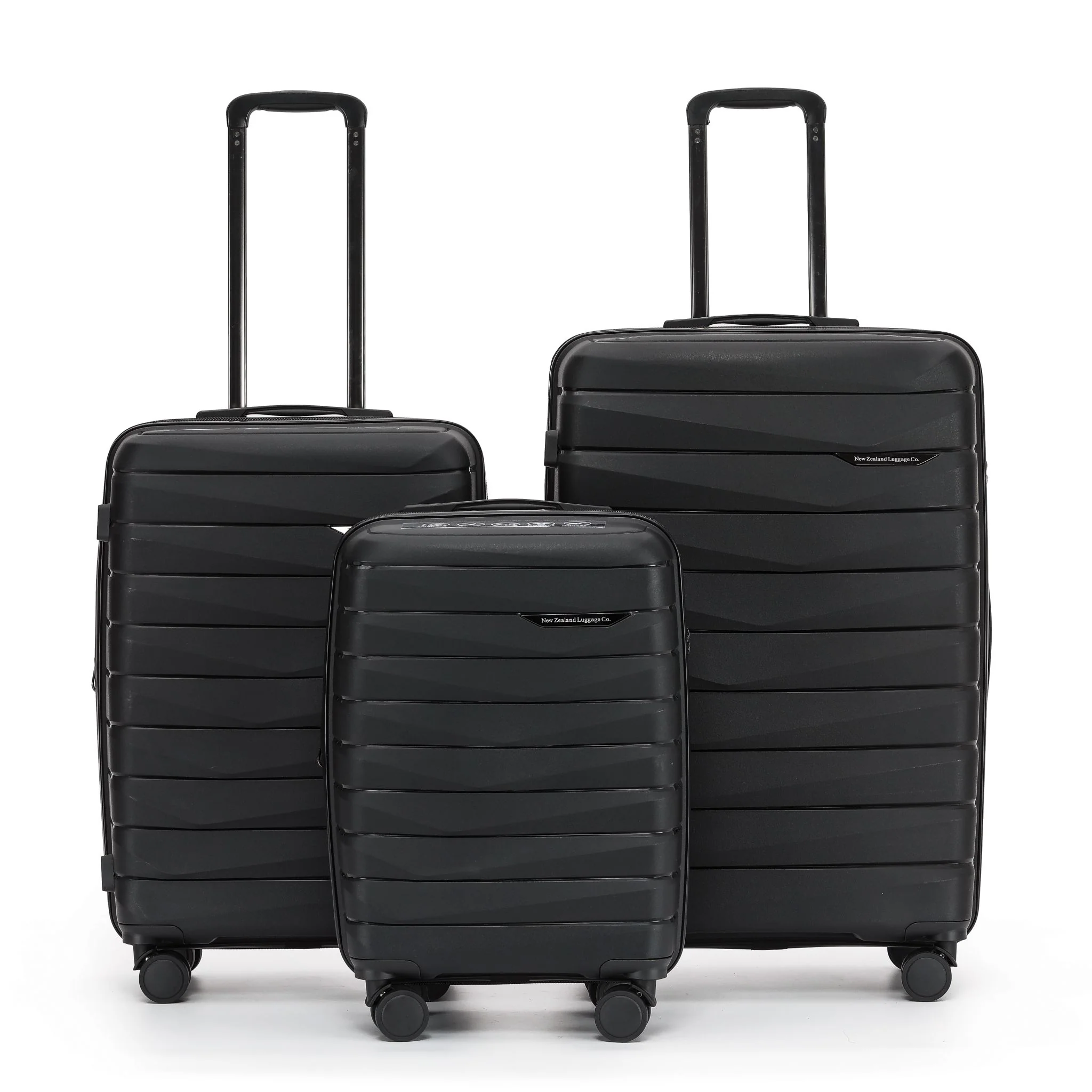 The New Zealand Luggage Co Pilot Collection Polypropylene 55cm Carry-on trolley case NZ005C Black - Image 13