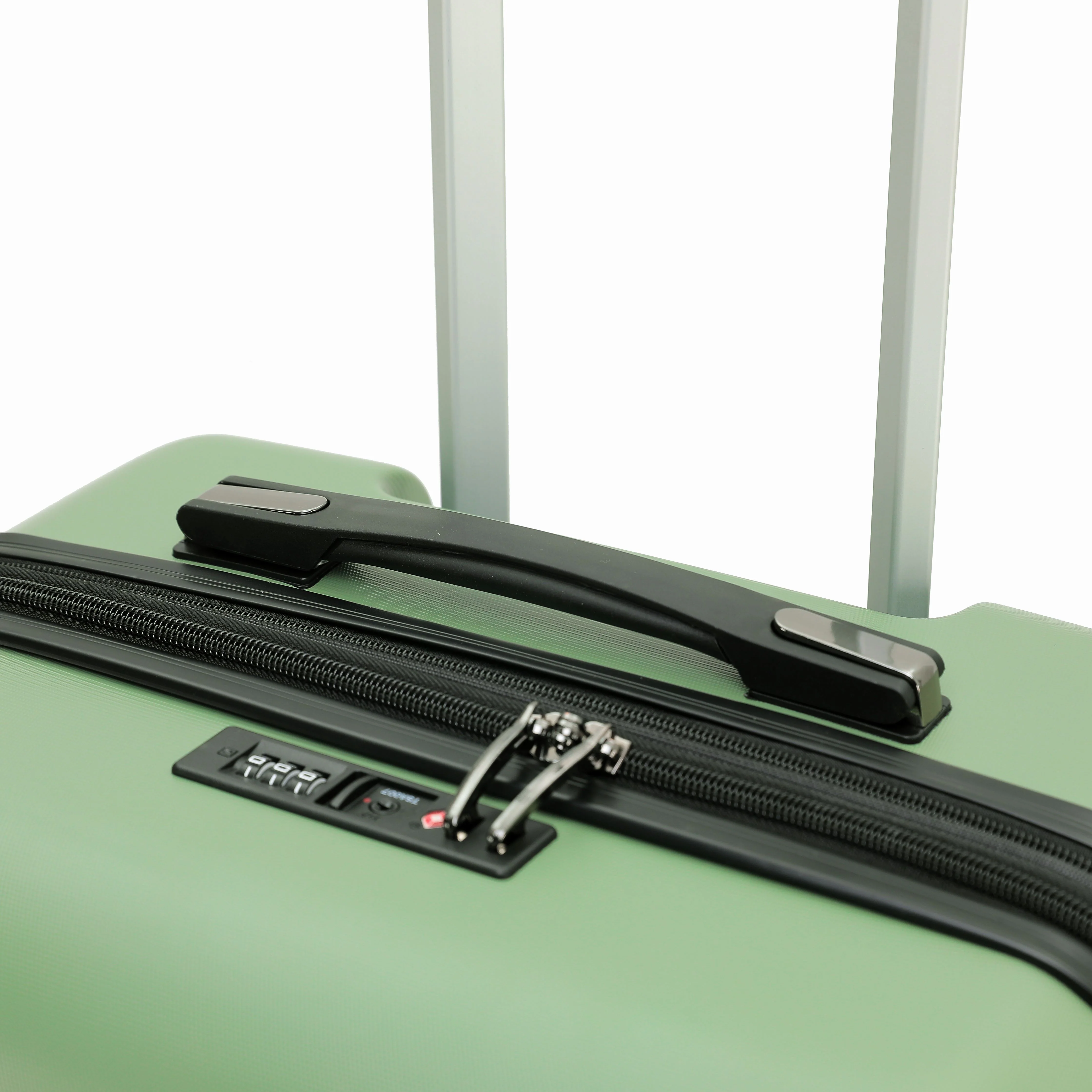 New Zealand Luggage Company Franz Josef Collection 67cm Checked trolley case SS604B-Oil Green - Image 7