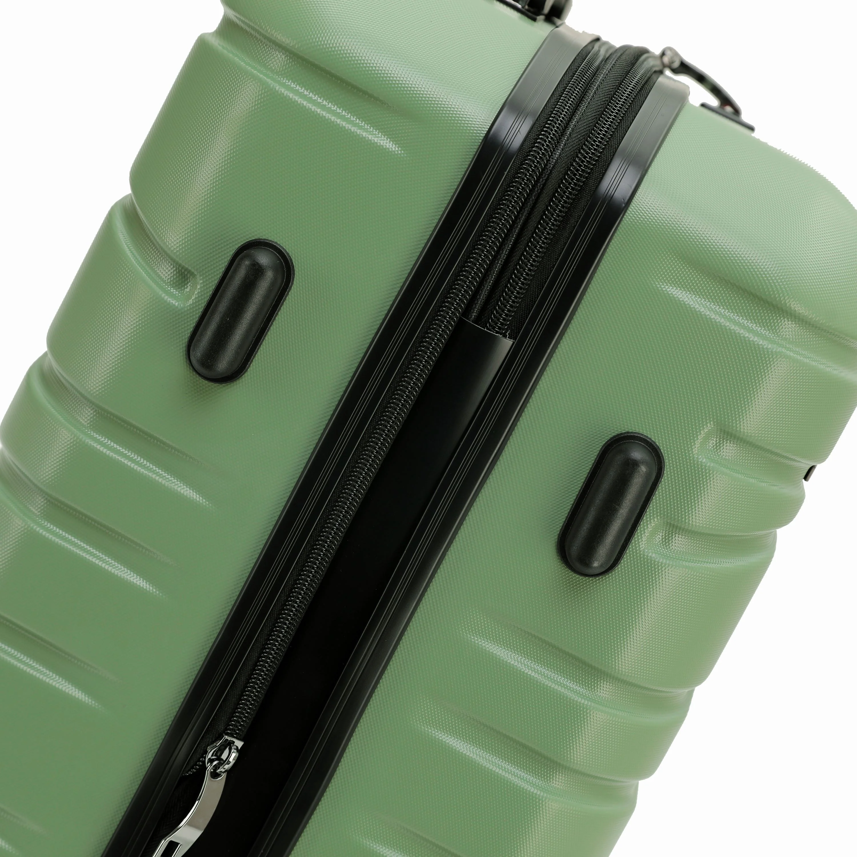 New Zealand Luggage Company Franz Josef Collection 77cm Checked Trolley case-SS604A Oil Green - Image 8