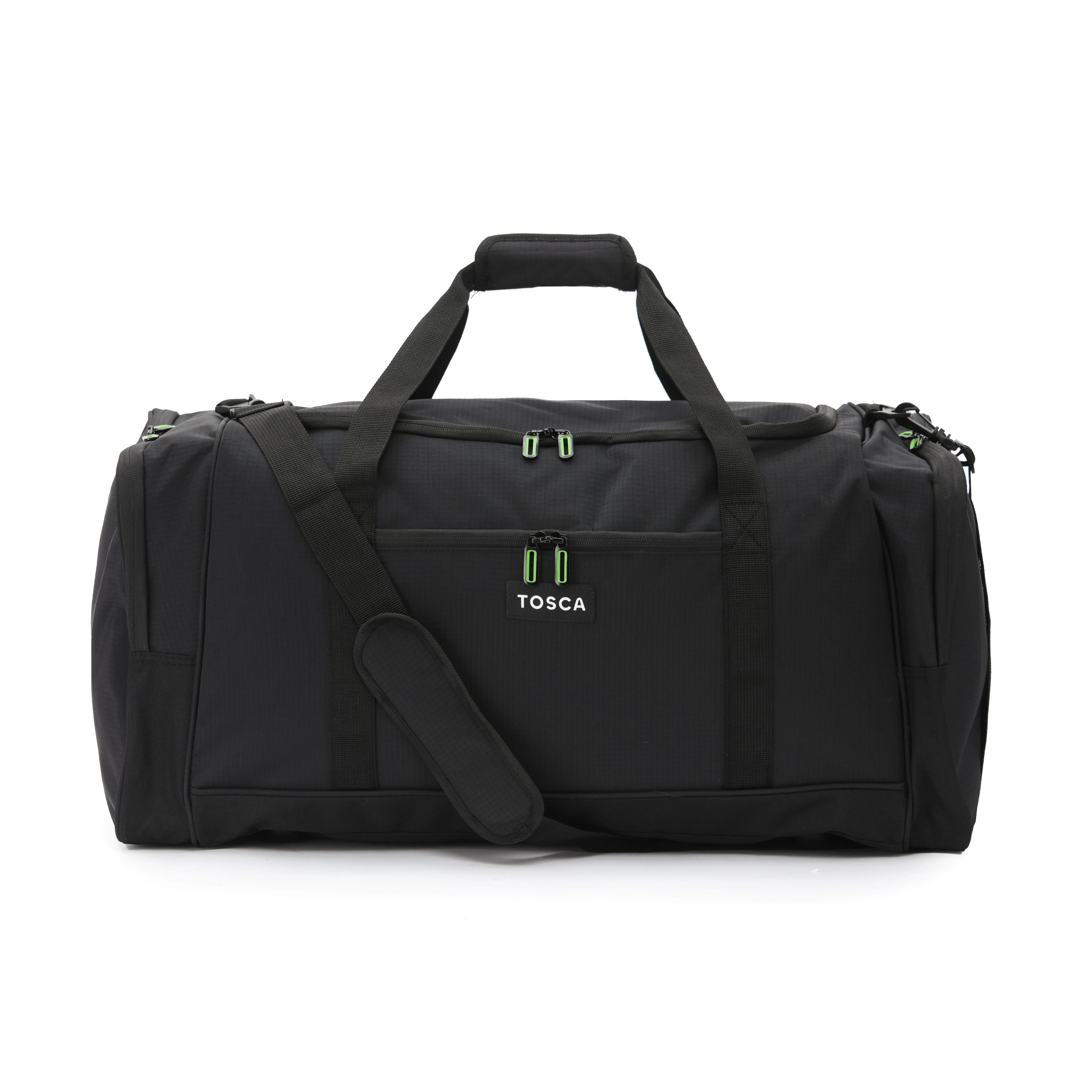 Tosca 70cm-L Sports/Travel Bag TCA798M-Black Lime Trims
