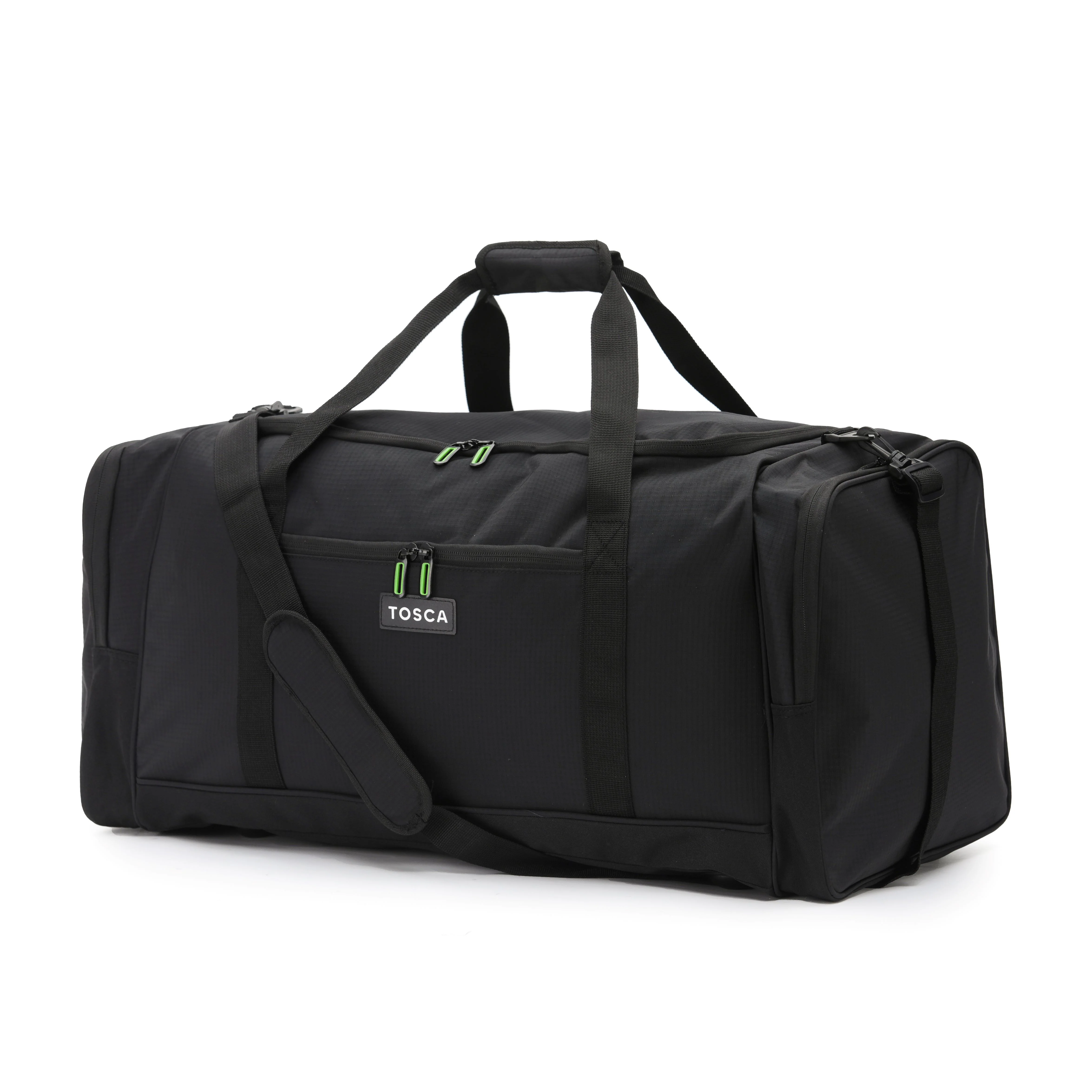 Tosca 70cm-L Sports/Travel Bag TCA798M-Black Lime Trims - Image 2