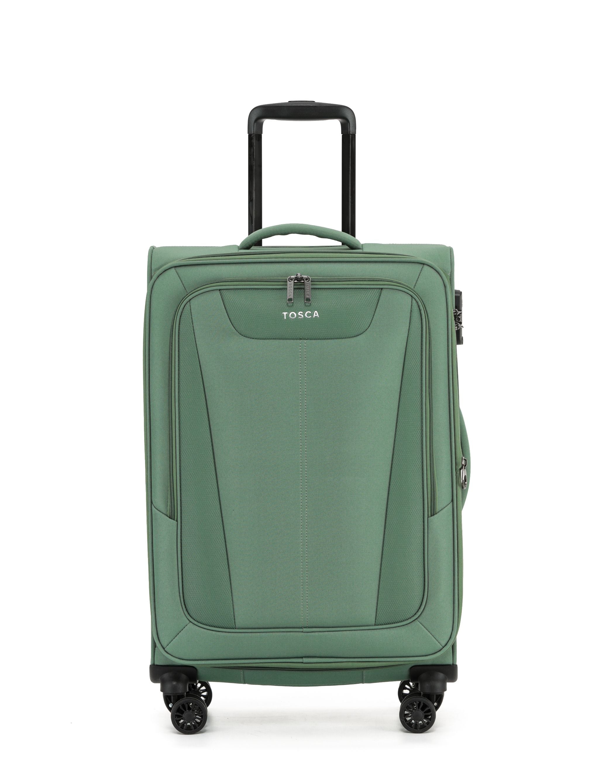 Tosca Altitude Collection 66cm Softside checked four-wheel trolley cases TCA188B-Ivy