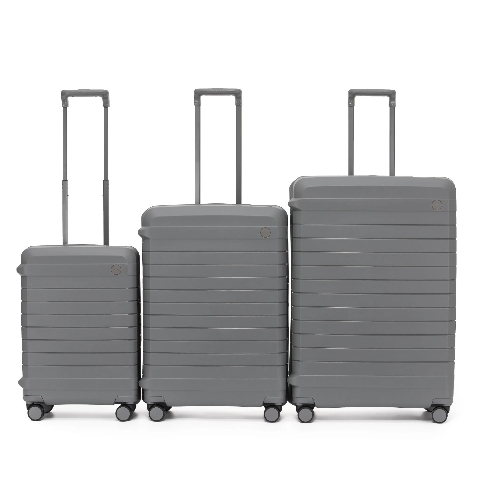 Tosca Vault Collection Polypropylene 67cm Clamp Style Trolley Case TCA219B-Grey - Image 3