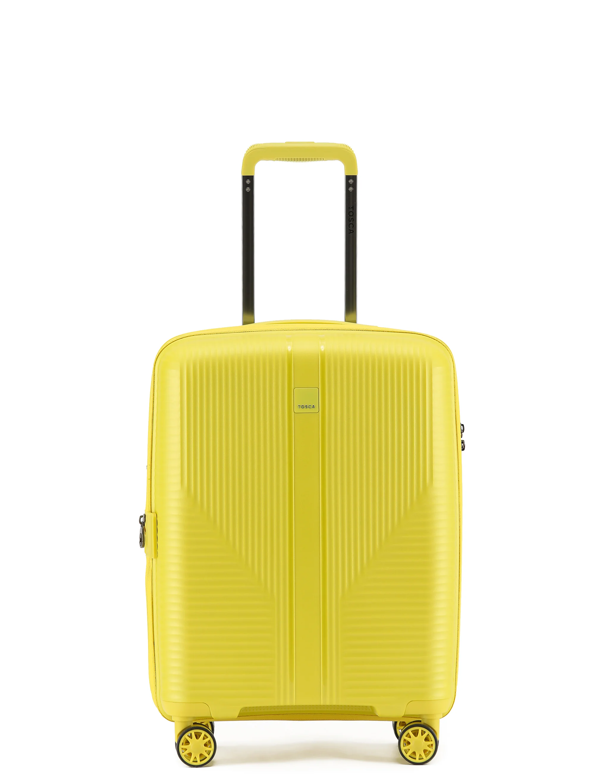 Tosca F-Lite Collection Polypropylene Full set 77/65/54cm Trolley cases TCA846-Yellow - Image 4