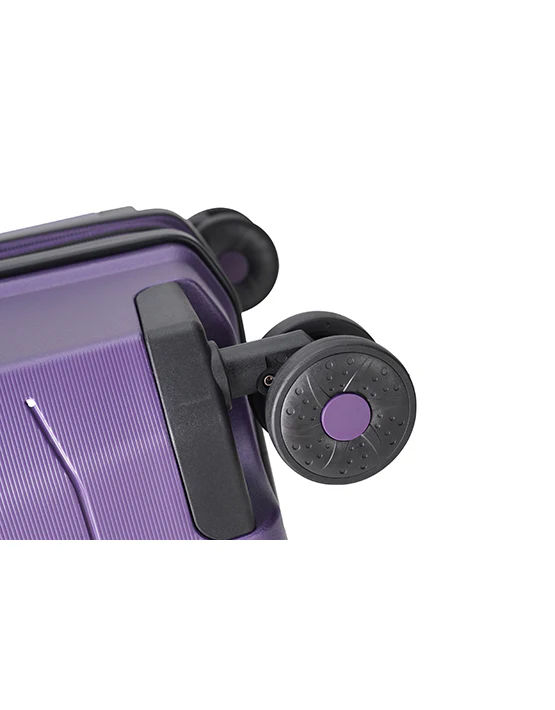 Tosca Globetrotter Collection 66cm-H hard side polypropylene trolley case TCA575B-Purple - Image 4