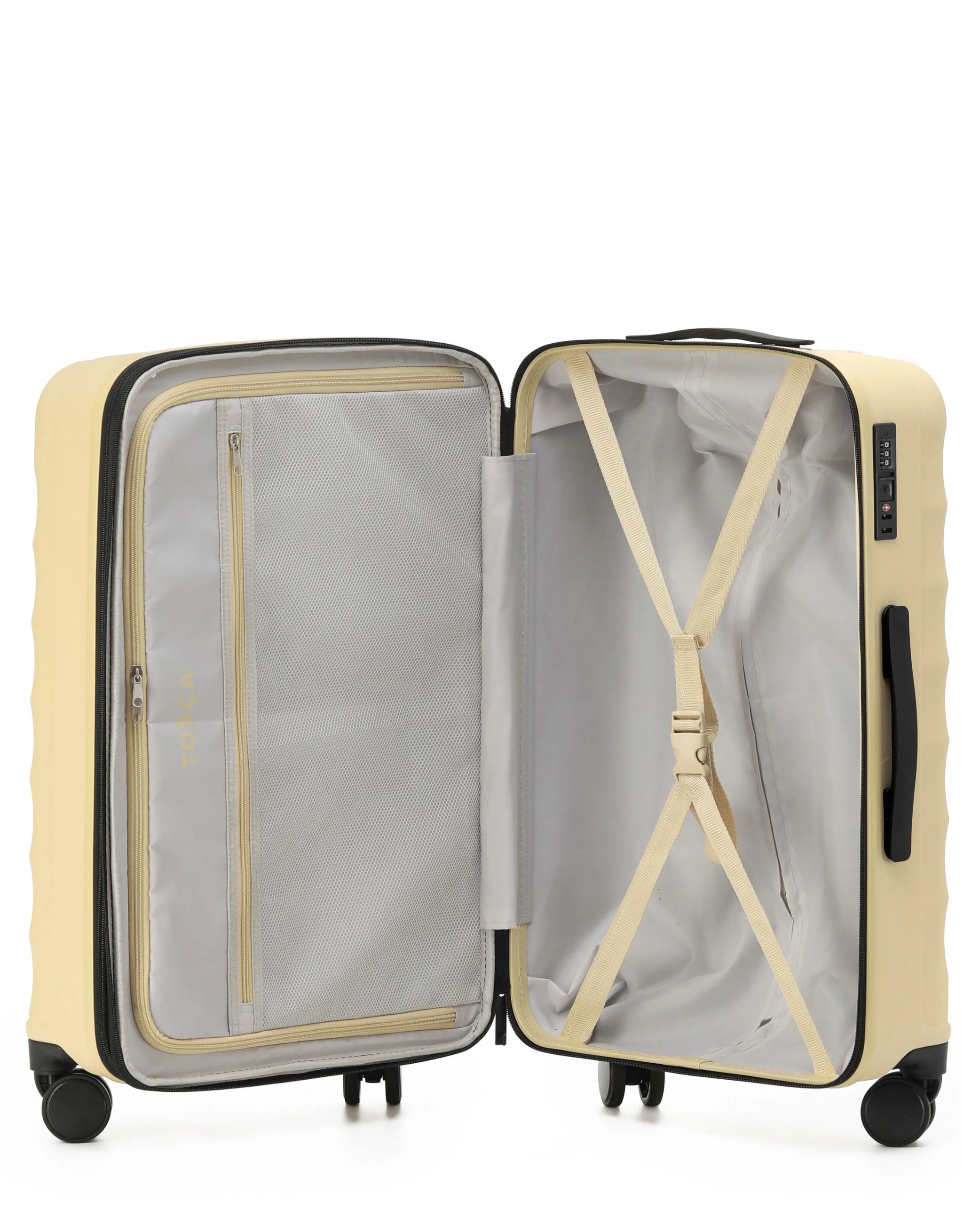 Tosca Interstellar 2.0 Collection 67cm-H Polycarbonate Trolley case TCA141B-Yellow - Image 3