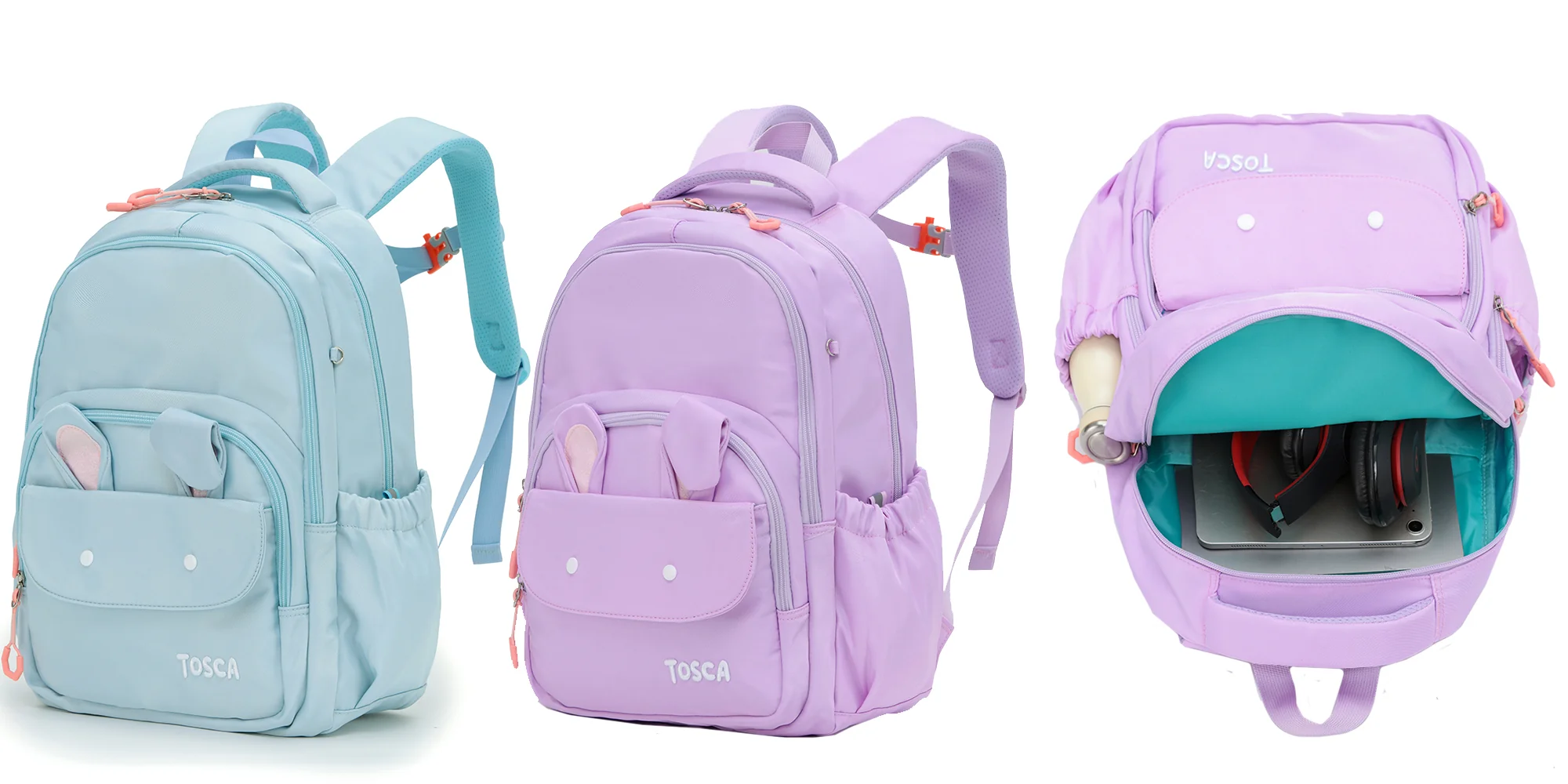Tosca Kids Primary 45cm-H school back pack TCA949-Blue - Image 5