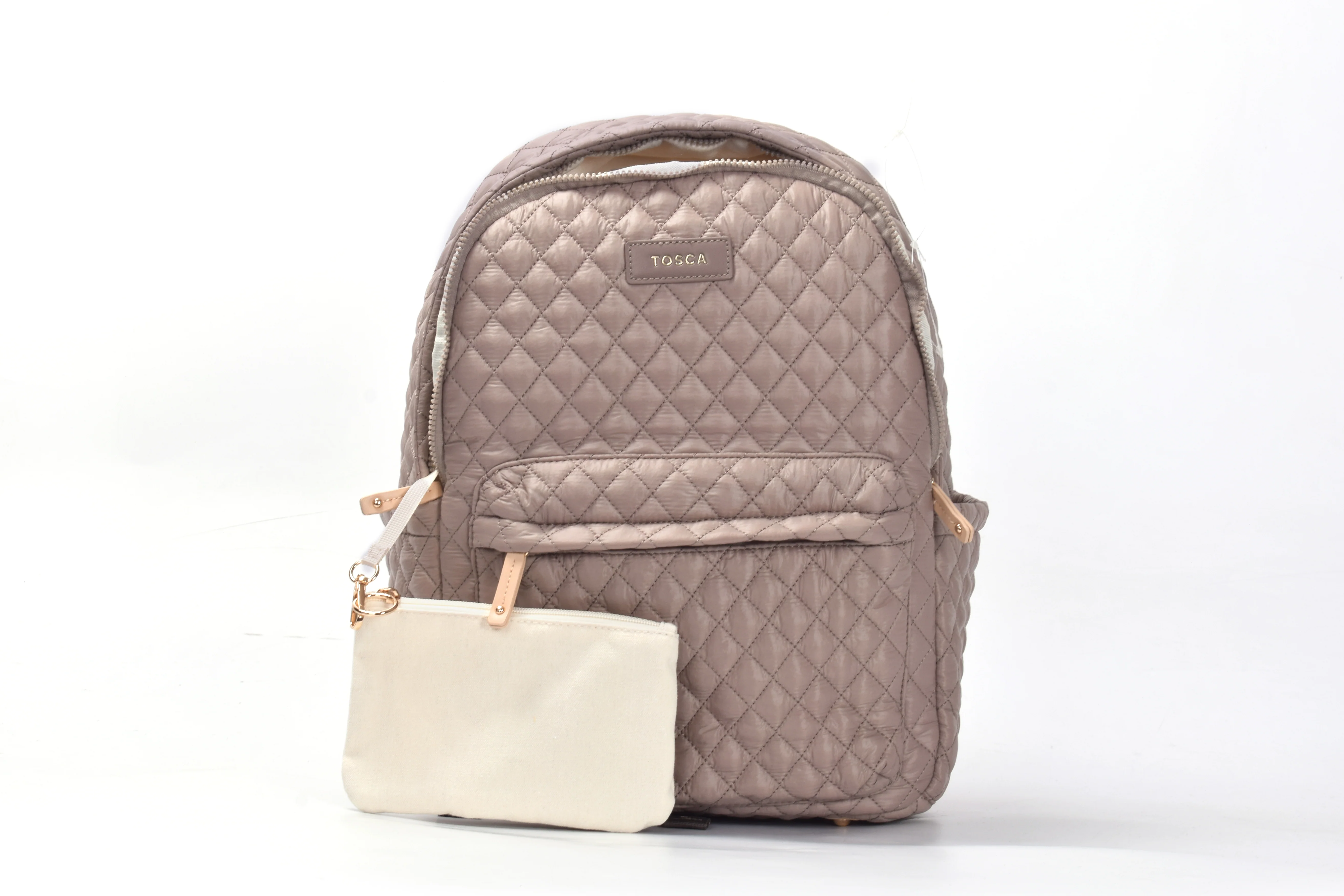 Tosca Metro Collection fashion quilted Backpack MET981-Magnet - Image 3