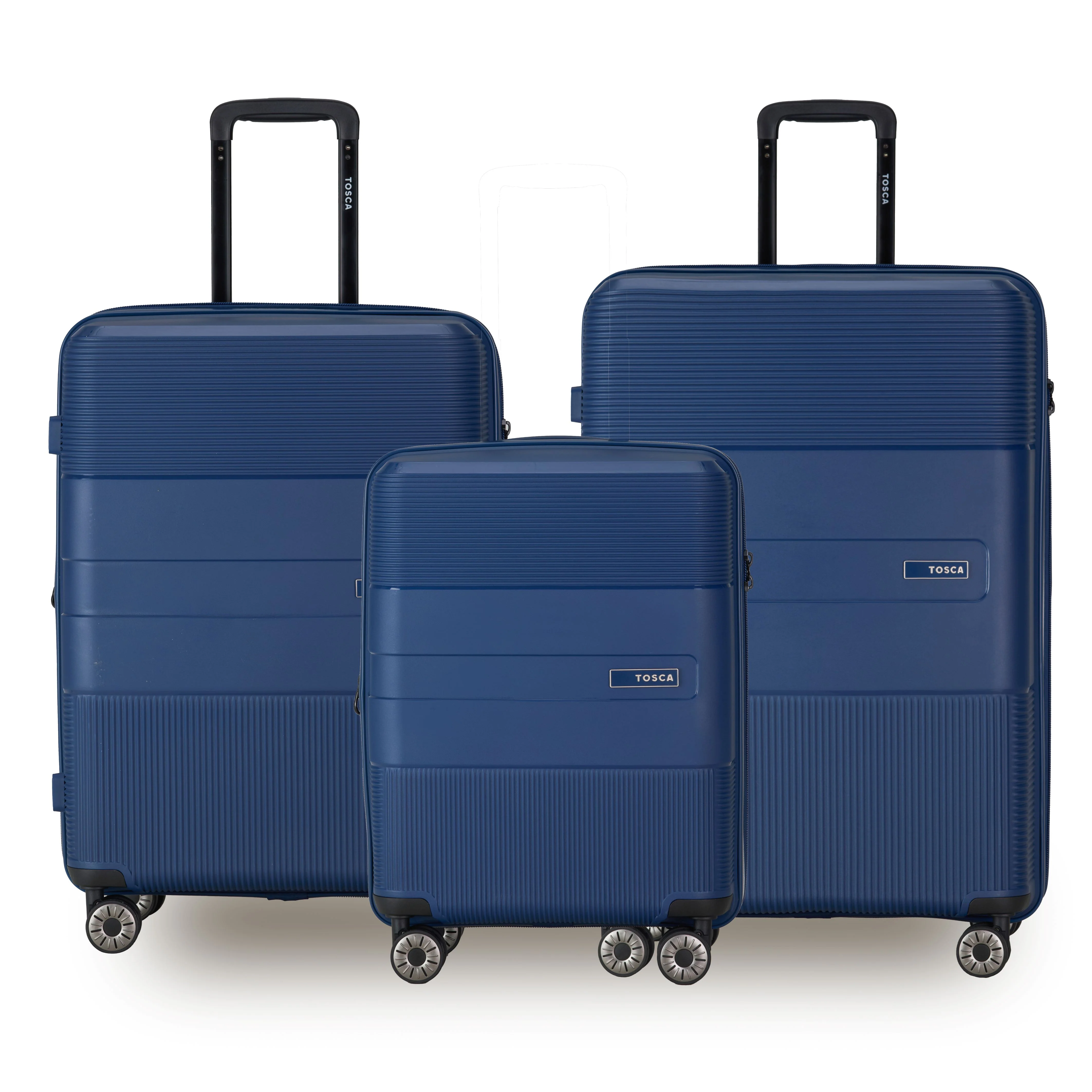 Tosca Orion Collection 55cm-H Carry-on Polypropylene hard side trolley case TCA827C-Navy - Image 7