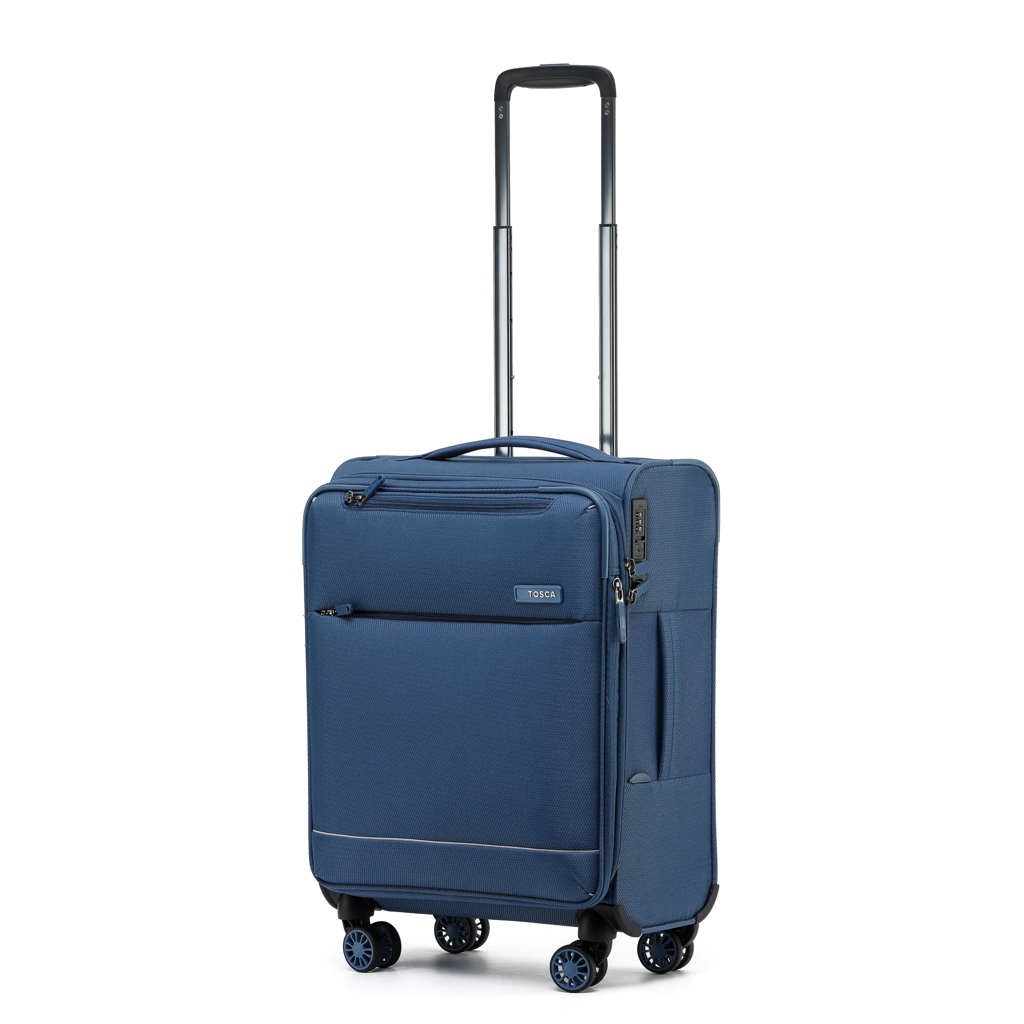 Tosca So-lite 4.0 collection 54cm-H softside carry-on trolley AIR5055C-Blue - Image 2