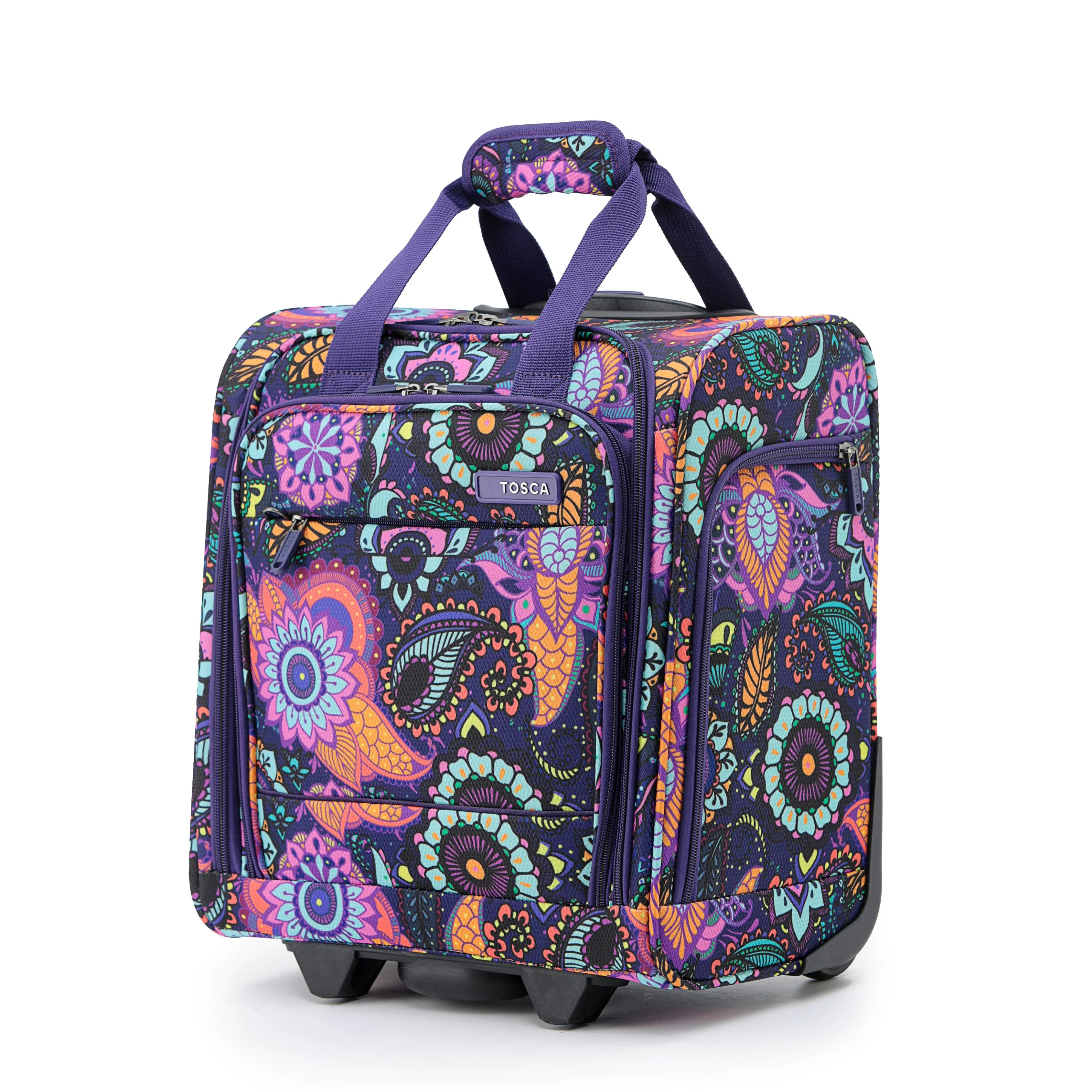 Tosca So-Lite 4.0 Collection Under-seat 38cm-H carry on trolley case AIR5055US-Paisley - Image 2