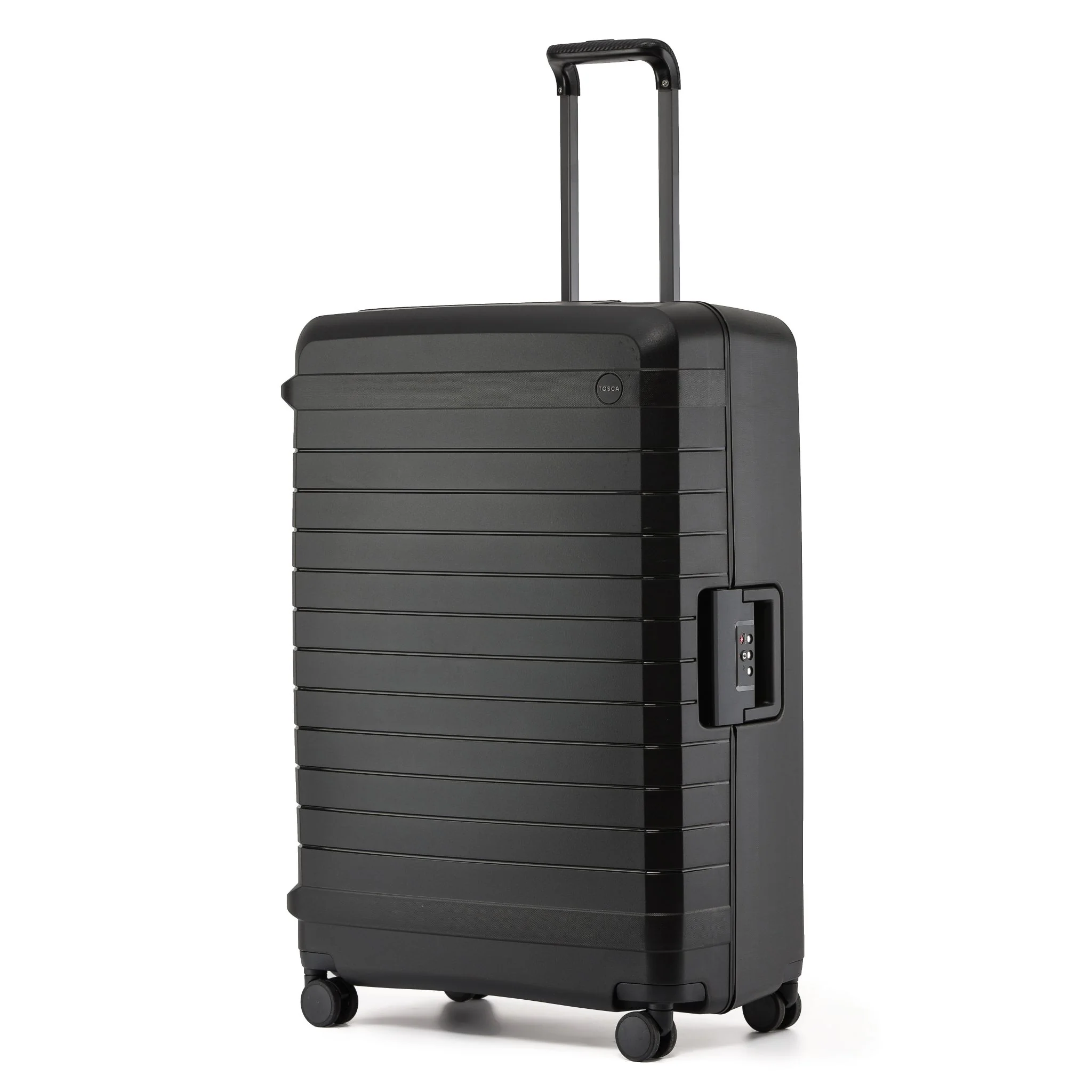 Tosca Vault Collection Polypropylene 77cm Clamp Style Trolley Case TCA219A-Black