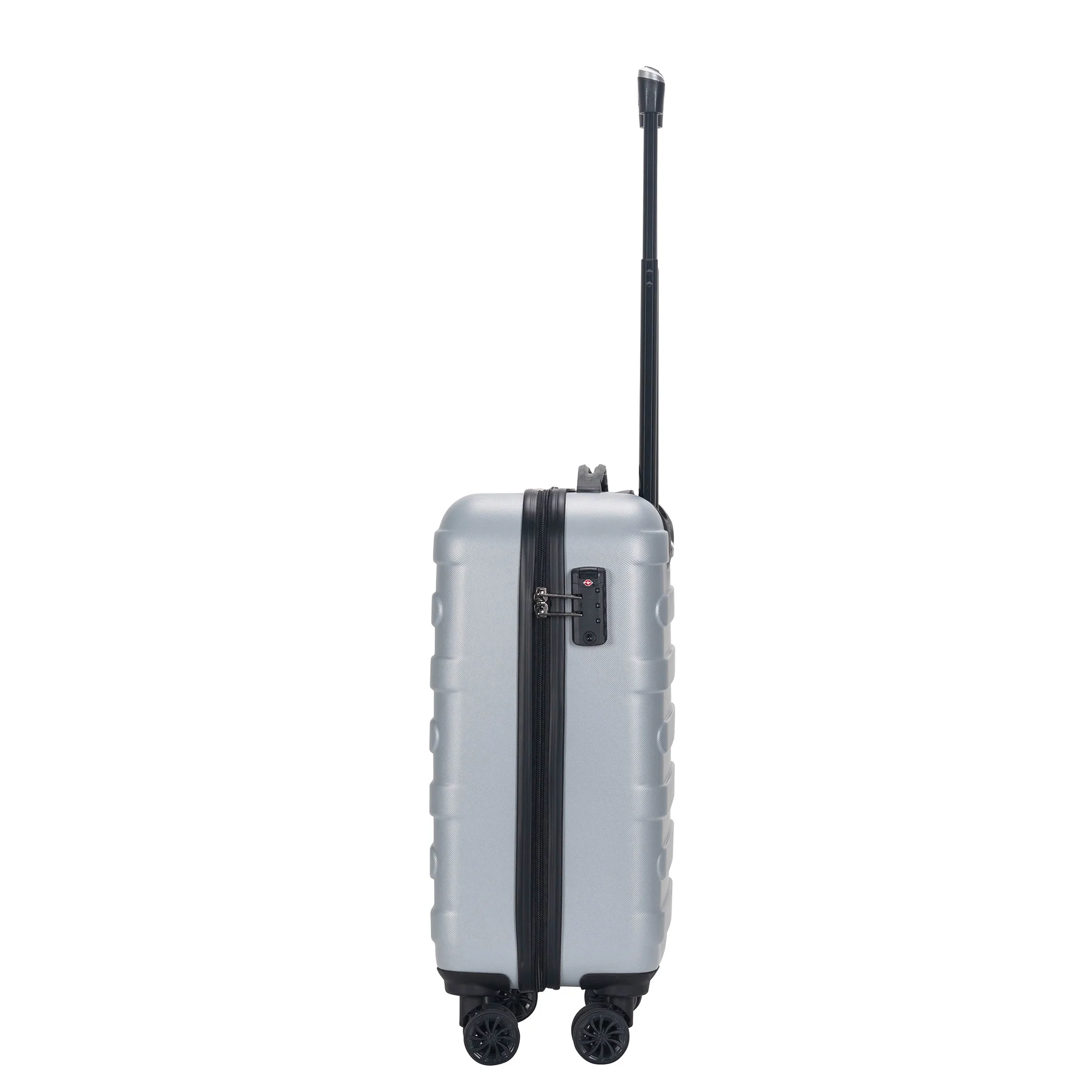 Travel-Lite Rome Collection 57cm-H hard side Carry on trolley case TL-57 Silver - Image 3
