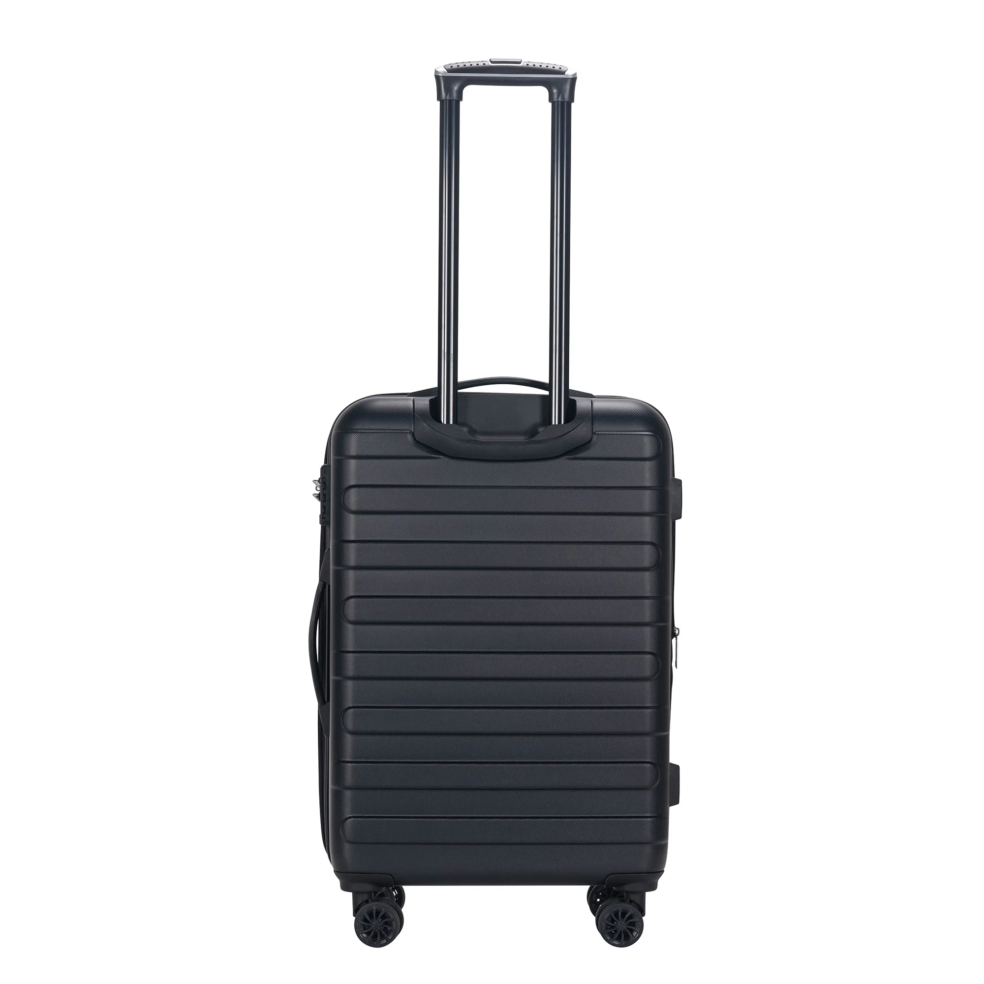 Travel-Lite Rome Collection 68cm-H hard side Checked trolley case TL-68 Black - Image 5